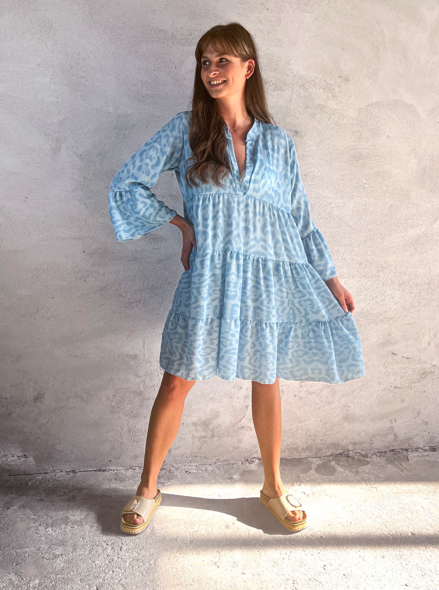 Tunikakleid Leo blau