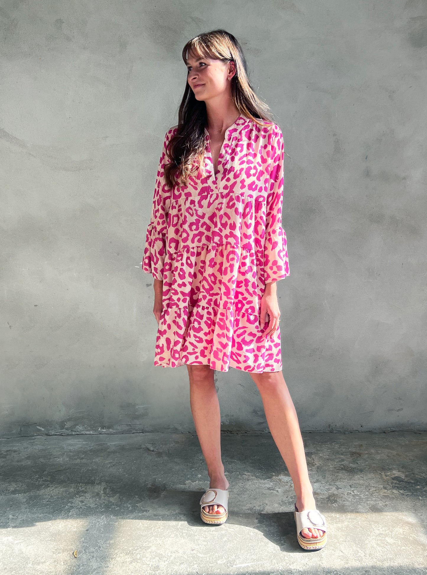 Tunikakleid Leo pink