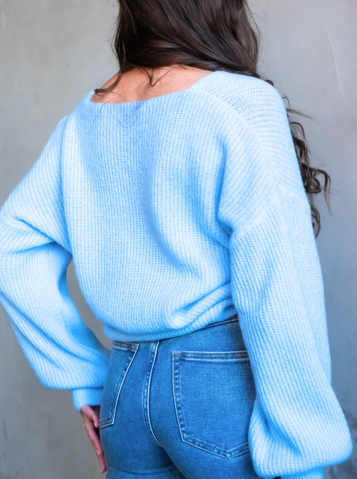 Pullover - blau