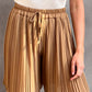 Plissee-Shorts beige