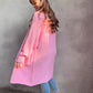 Strickjacke rosa