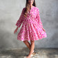 Tunikakleid Leo pink