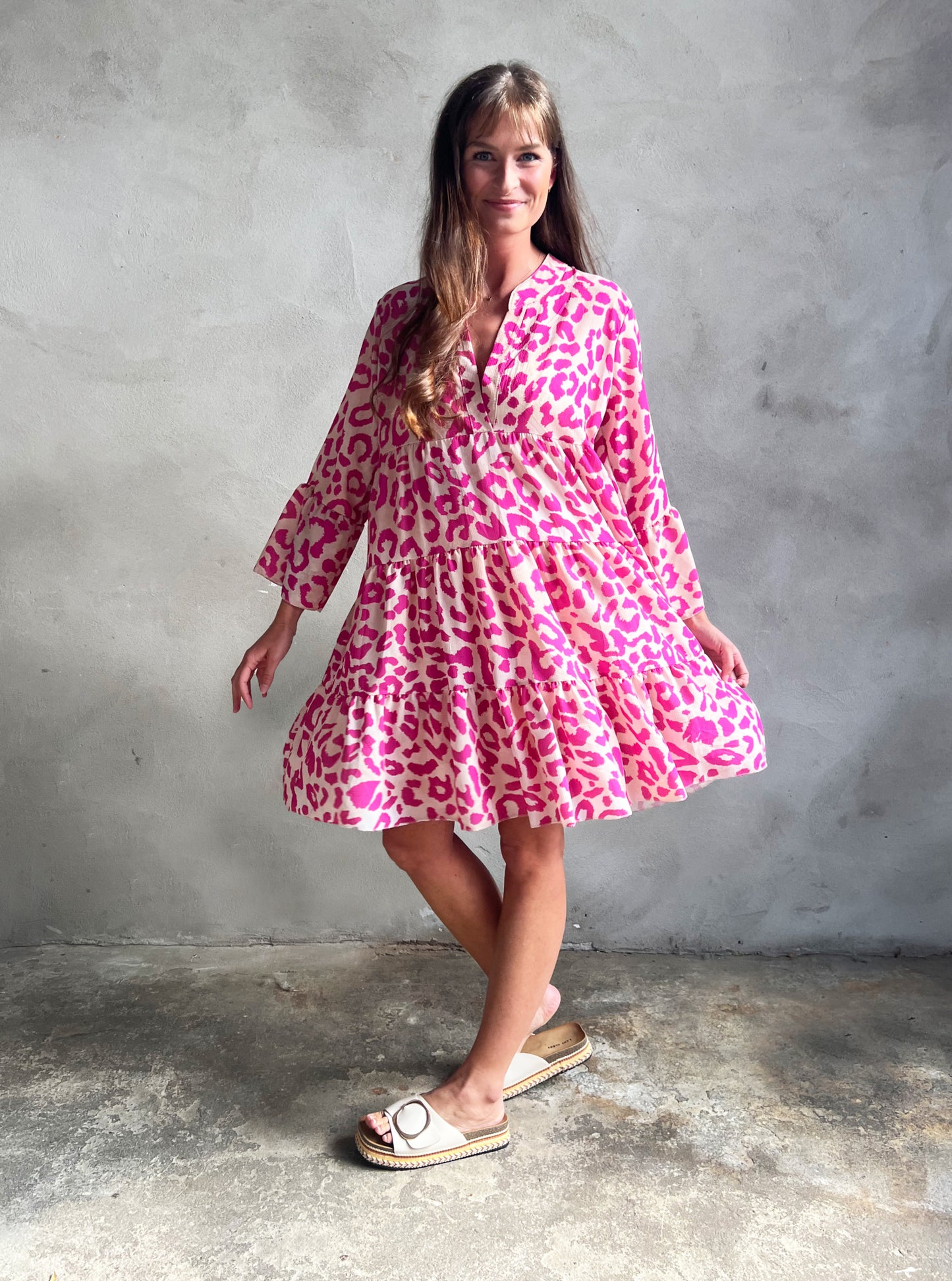 Tunikakleid Leo pink