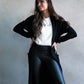 Long-Cardigan - schwarz