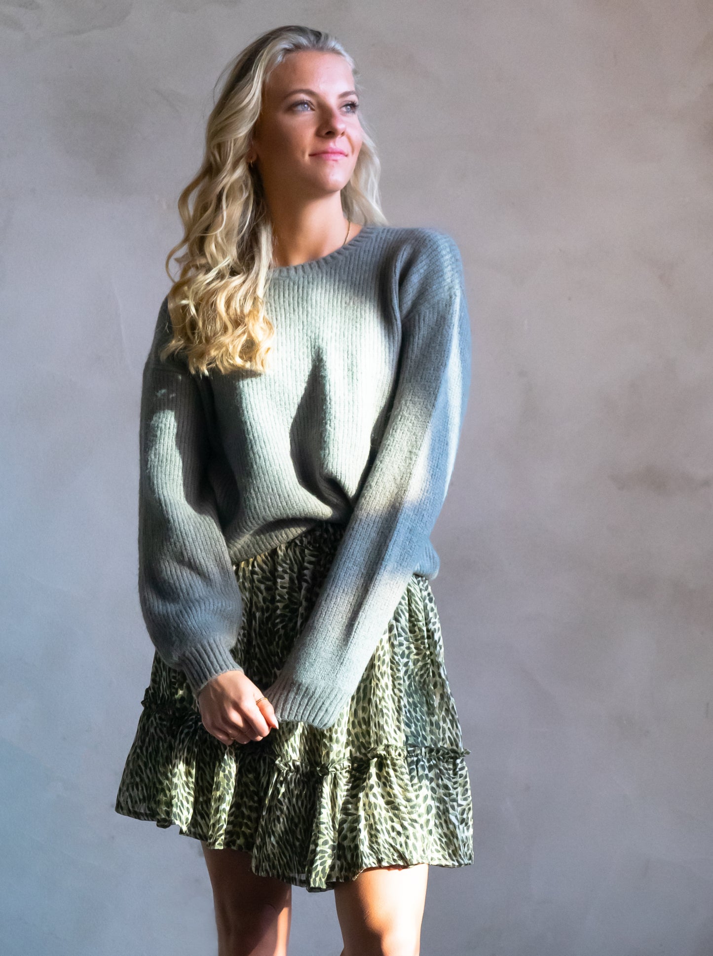 Pullover - oliv