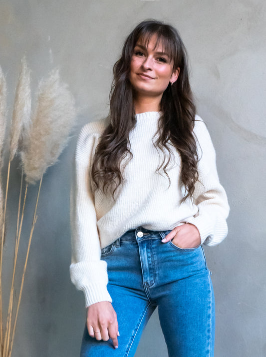 Pullover - beige