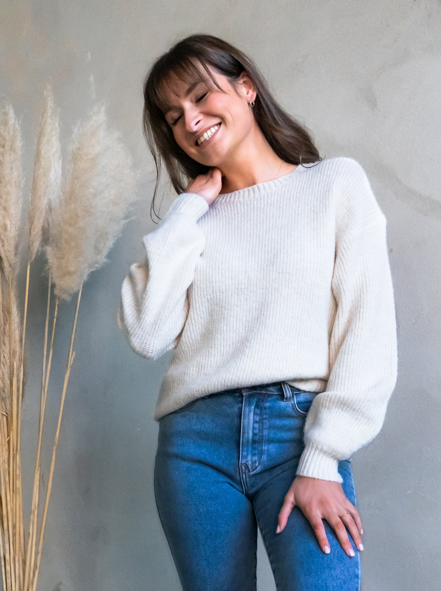 Pullover - beige