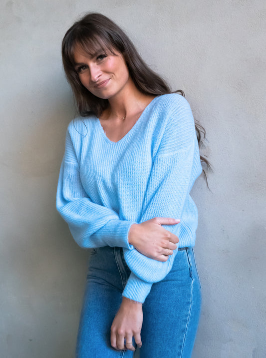 Pullover - blau