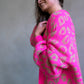 Strickjacke Leo pink