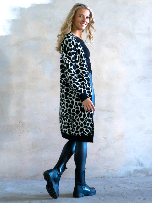 Strickjacke Leo - schwarz